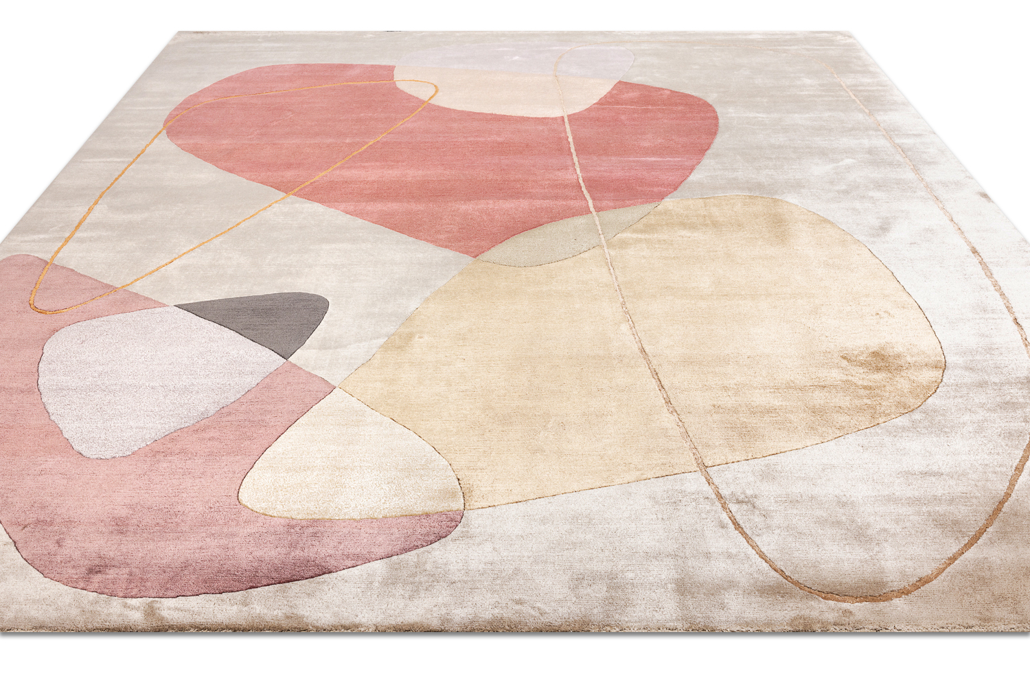 Ковёр Шерсть/Арт-шёлк INTERSECTION Индия ART de VIVRE SHAPES-01-02-COL-2