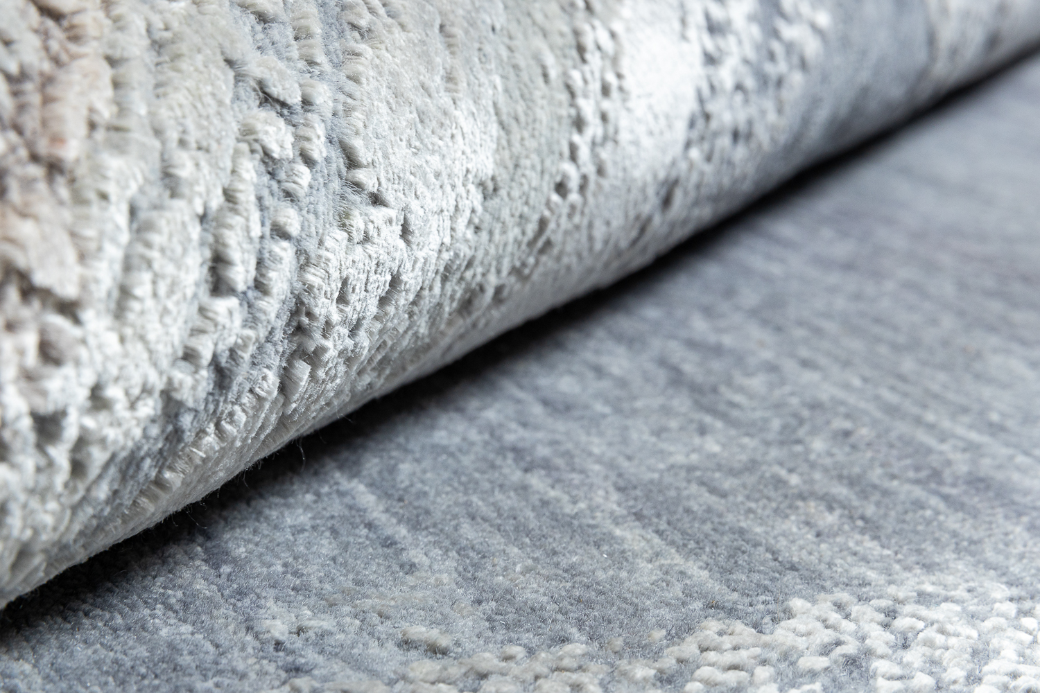 Ковёр_Шерсть/Шёлк/_WEST HOLLYWOOD_Индия_PJ2961-SILVER-GREY