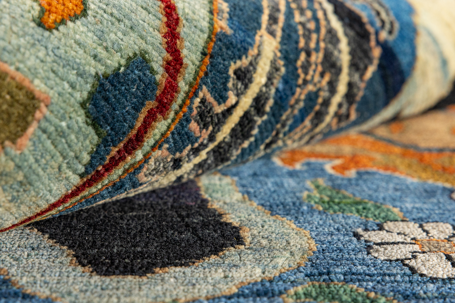 Ковёр Шерсть ZIEGLER VINTAGE Индия ART de VIVRE AC228-BLUE-MIX(287x432)