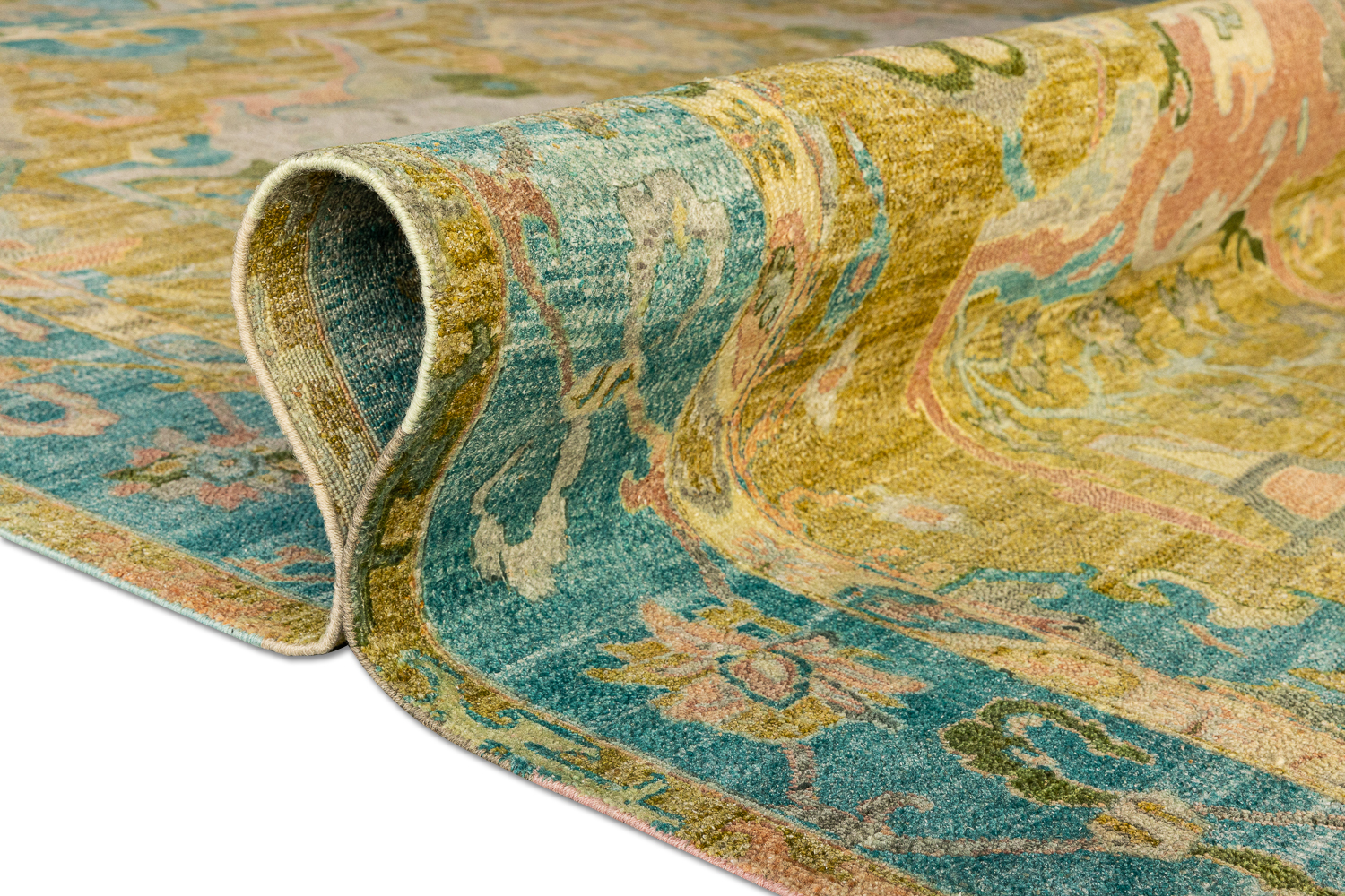 Ковёр Шерсть ZIEGLER VINTAGE Индия ART de VIVRE AJ129-BROWN-MIX(300x379)