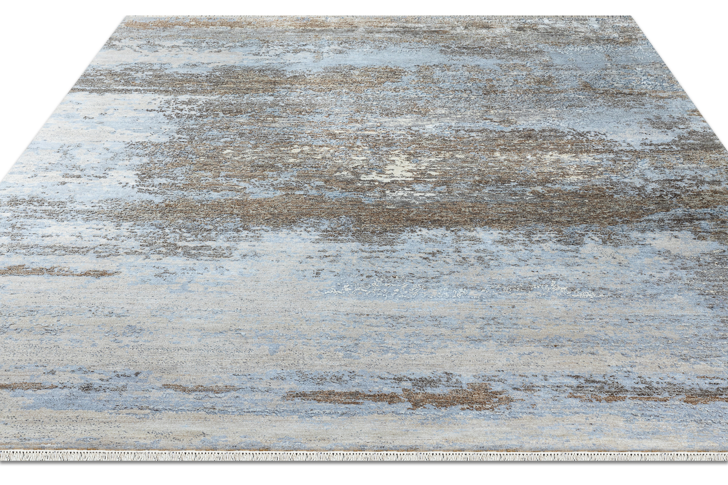 Ковёр_Шерсть/Шёлк/_WEST HOLLYWOOD_Индия_PJ2103-GREY-GOLD