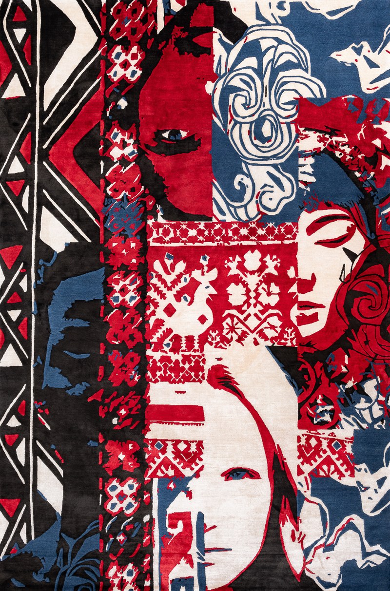 Ковёр Эвкалиптовый шёлк/Шерсть ART COLLECTION Непал ART de VIVRE FACES