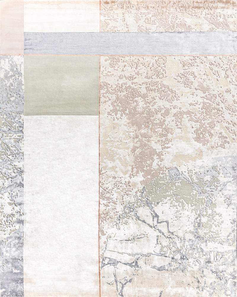 Ковер Шерсть/Арт-шёлк MARBLE T Индия ART de VIVRE MARBLE-LINES-4-COLOR-1