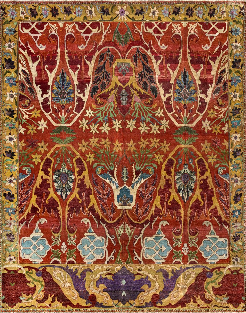 Ковёр Шерсть ZIEGLER VINTAGE Индия ART de VIVRE AC228-ORANGE-MIX(242x310)