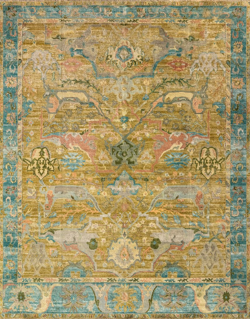 Ковёр Шерсть ZIEGLER VINTAGE Индия ART de VIVRE AJ129-BROWN-MIX(300x379)