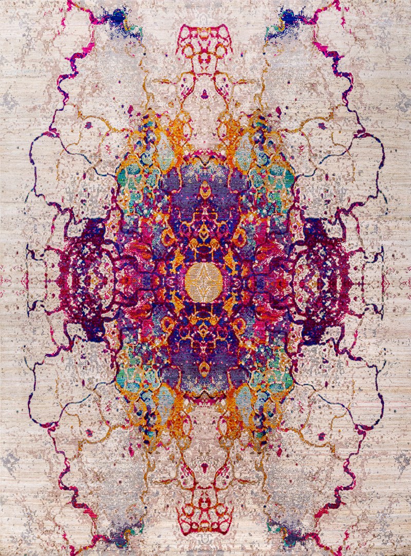 Ковёр Шёлк EBRU SILK Индия ART de VIVRE EBR-20