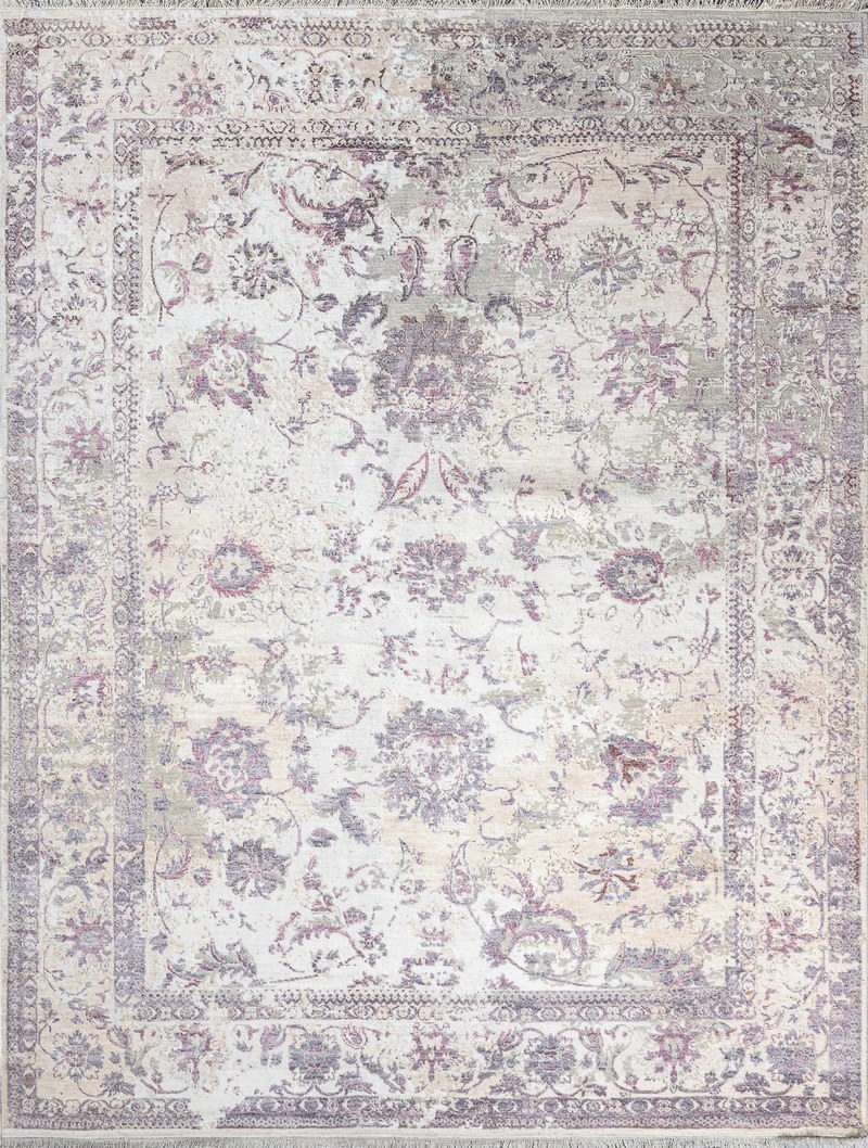 Ковер Шерсть/Арт-шёлк AZULEJU Индия ART de VIVRE DESIGN-2-COLOR-4