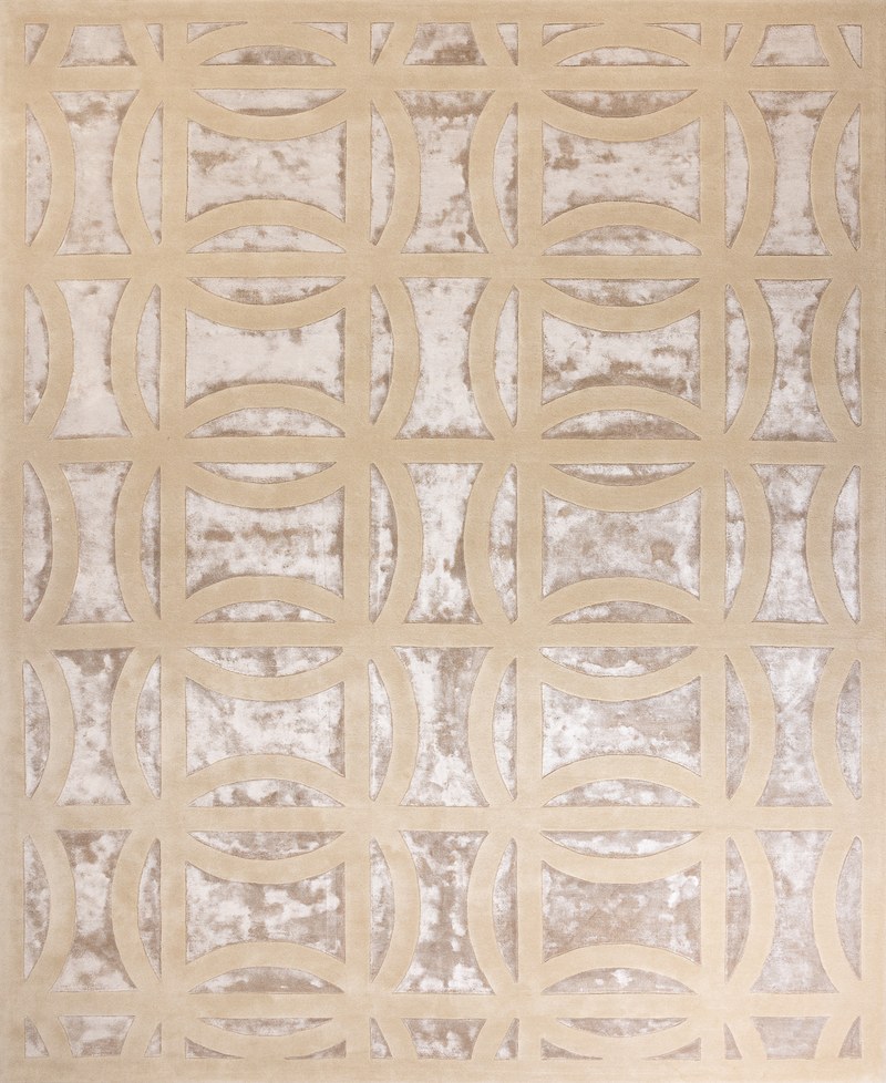 Ковёр Шерсть/Арт-шёлк GEOMETRIC Индия ART de VIVRE G-107