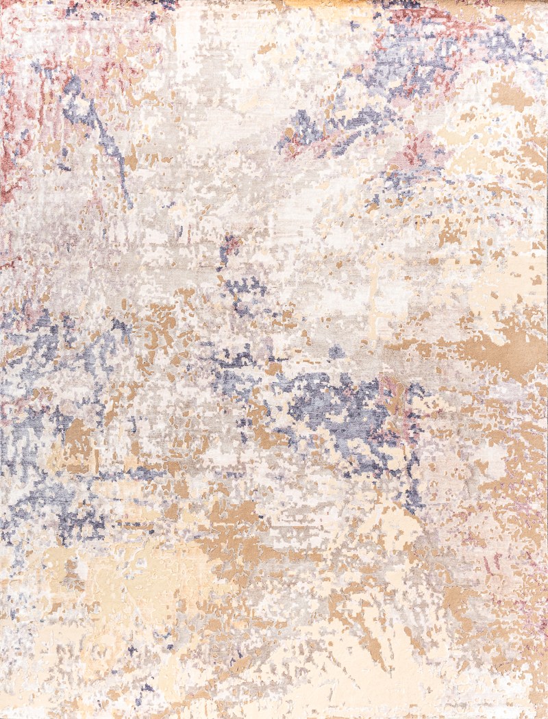 Ковер Шерсть/Арт-шёлк CHROME GOLD Индия ART de VIVRE PAINT-ABSTRACT-COLOR-3