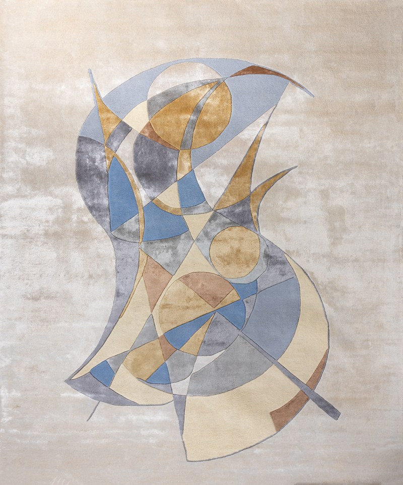 Ковёр Арт-шёлк Art de Vivre by DETALI Индия ART de VIVRE design Ksenia Skorogod «HUMILITI»